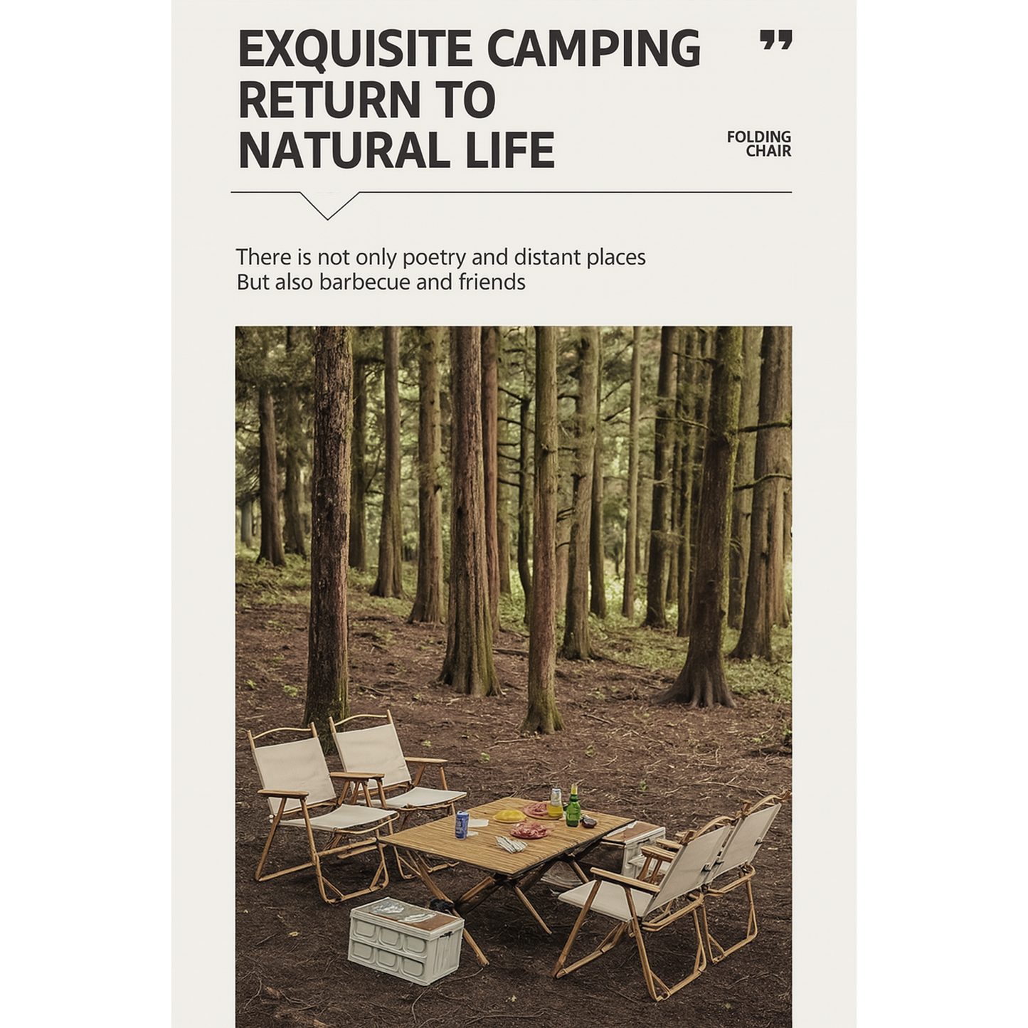 Portable Folding Camping Chair – Kermit Style