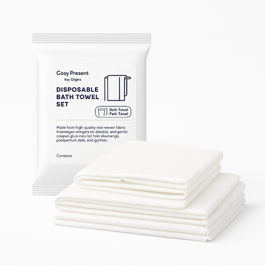 3Packs Multi-Use Bath & Facial Towels – Disposable Convenience, Reusable Comfort