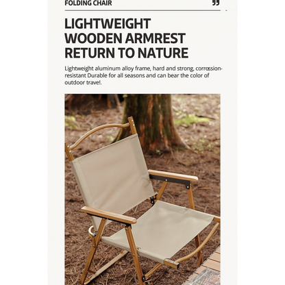 Portable Folding Camping Chair – Kermit Style