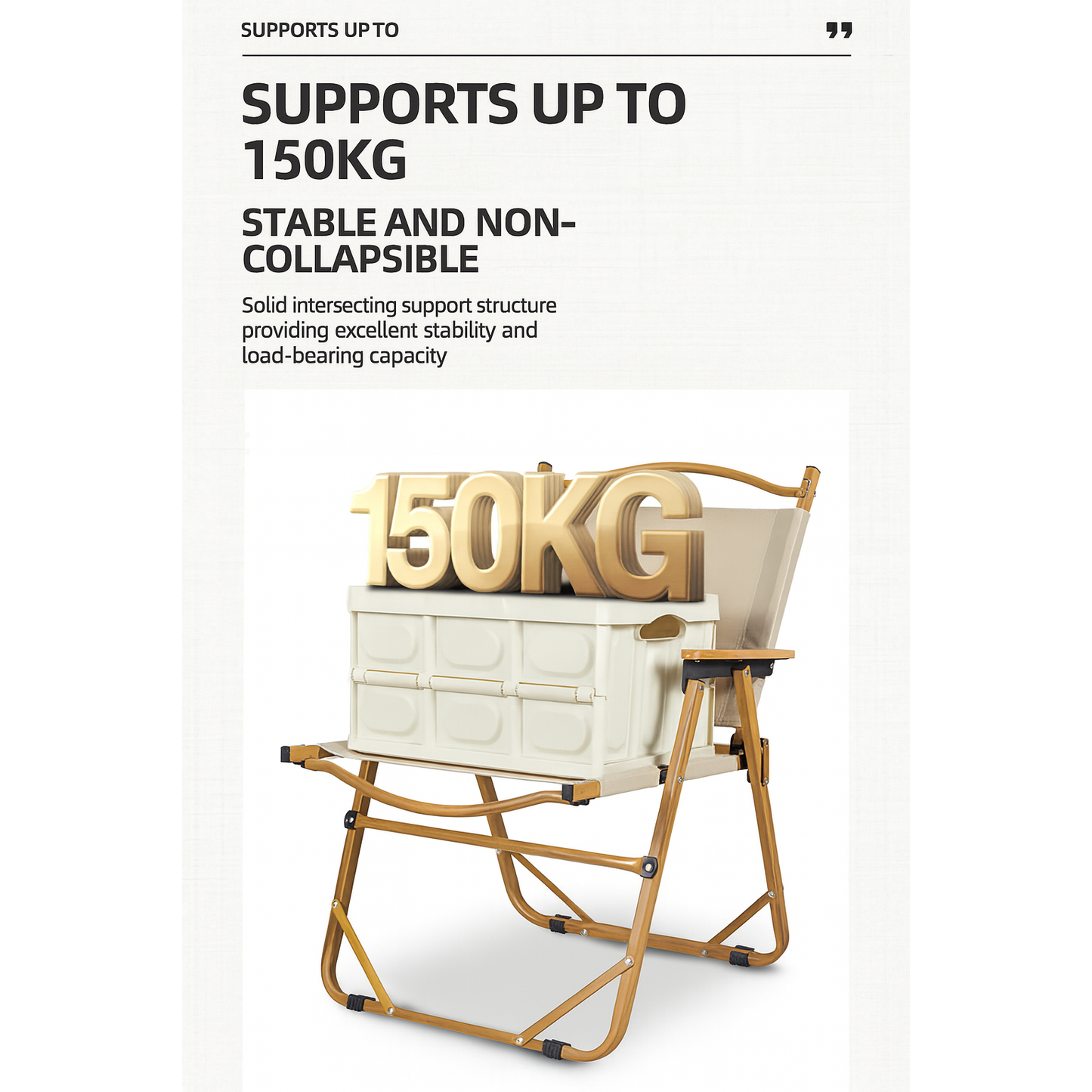 Portable Folding Camping Chair – Kermit Style