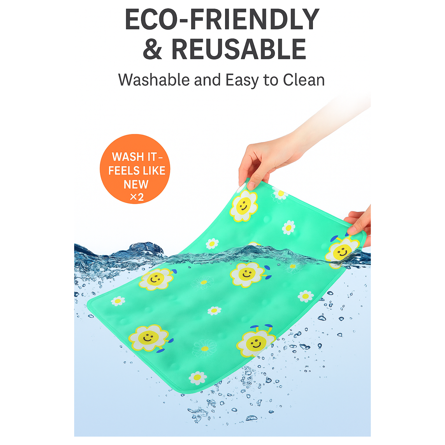 Cooling Pet Mat  – safe, Washable & Water-Filled for Summer