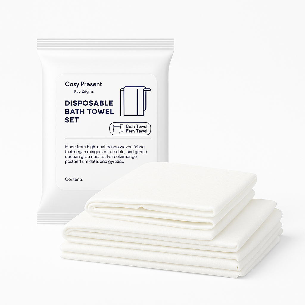 3Packs Multi-Use Bath & Facial Towels – Disposable Convenience, Reusable Comfort